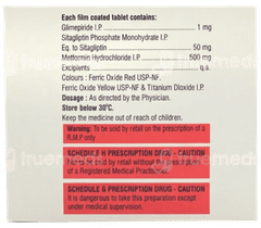 Glisen Sm 1/50/500 Tablet 10