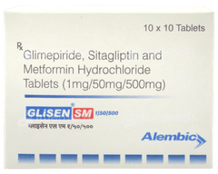 Glisen Sm 1/50/500 Tablet 10