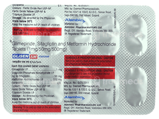 Glisen Sm 1/50/500 Tablet 10