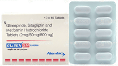 Glisen Sm 2/50/500 Tablet 10
