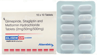 Glisen Sm 2/50/500 Tablet 10