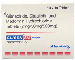 Glisen Sm 2/50/500 Tablet 10