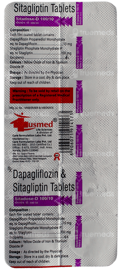 Sitadose D 100/10 Tablet 10
