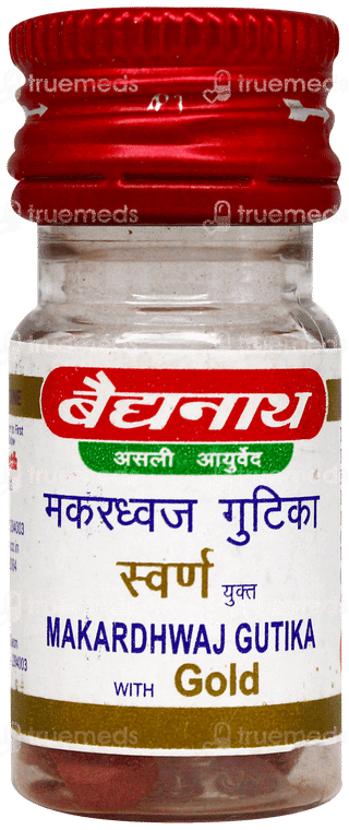 Baidyanath Makardhwaj Gutika With Gold Tablet 10