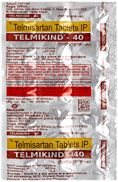 Telmikind 40 Tablet 15 Telmikind 40 Tablet 15