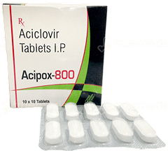 Acipox 800 Tablet 10 Acipox 800 Tablet 10