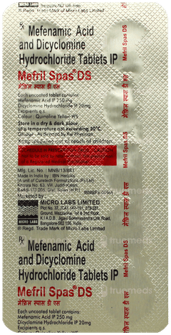 Mefril Spas Ds Tablet 10