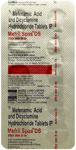 Mefril Spas Ds Tablet 10