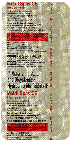 Mefril Spas Ds Tablet 10
