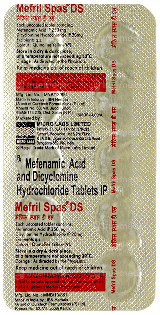 Mefril Spas Ds Tablet 10