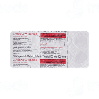 Laregab M 100/500 Tablet 10