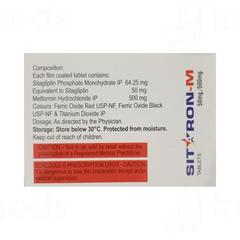 Sitaron M 50mg/500mg Tablet 10