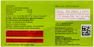 Bisonicus T 2.5 Tablet 10