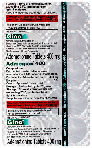 Admegion 400 Tablet 10