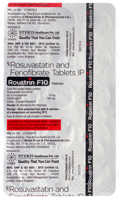 Roustrin F 10 Tablet 15