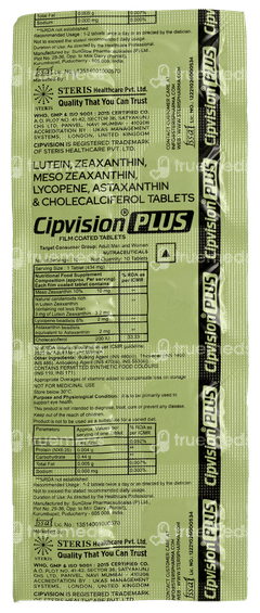 Cipvision Plus Tablet 10