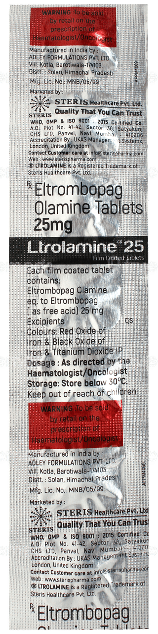 Ltrolamine 25 Tablet 7