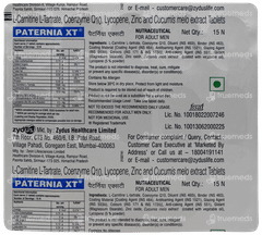 Paternia Xt Tablet 15