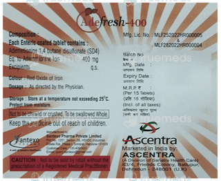 Adefresh 400 Tablet 15