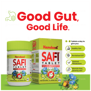 Hamdard Safi Natural Blood Purifier Tablet 60