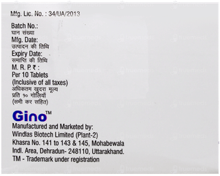 Gliclaone Mv 80.3 Tablet 10
