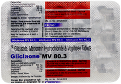 Gliclaone Mv 80.3 Tablet 10 Gliclaone Mv 80.3 Tablet 10
