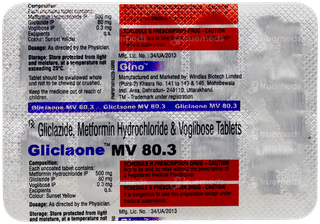 Gliclaone Mv 80.3 Tablet 10