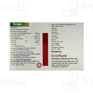 Innovcares T3 Mg Tablet 10
