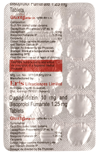 Gluxit Beta 1.25 Tablet 15