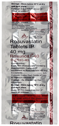 Rosurica 40 Tablet 15