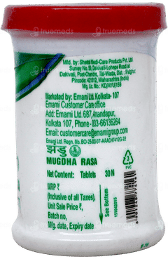 Zandu Mugdha Rasa Tablet 30