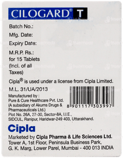 Cilogard T Tablet 15
