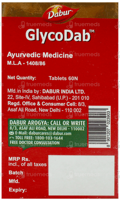 Dabur Glycodab Ayush 82 Tablet 60