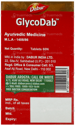 Dabur Glycodab Ayush 82 Tablet 60