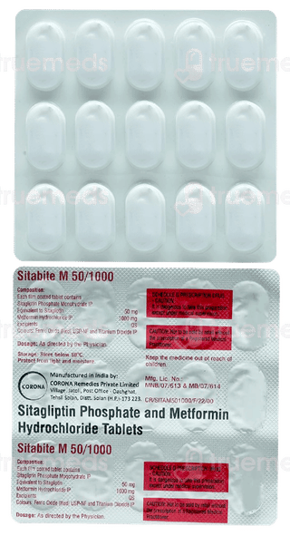 Sitabite M 50/1000 Tablet 15