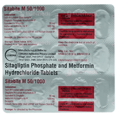 Sitabite M 50/1000 Tablet 15