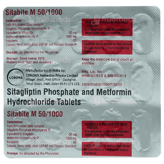 Sitabite M 50/1000 Tablet 15