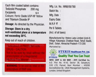 Tedizoline 200 Tablet 6