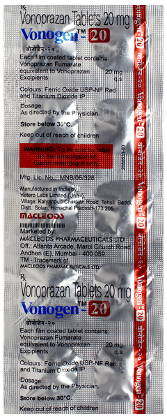 Vonogen 20 Tablet 10