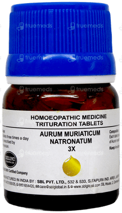 Sbl Aurum Muriaticum Natronatum 3X Trituration Tablet 15Gm