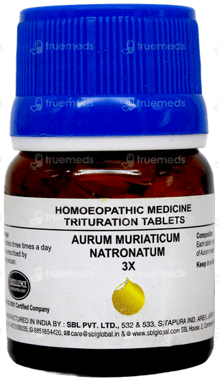Sbl Aurum Muriaticum Natronatum 3X Trituration Tablet 15Gm