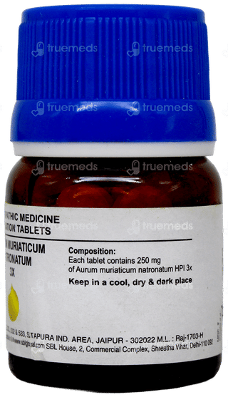 Sbl Aurum Muriaticum Natronatum 3X Trituration Tablet 15Gm