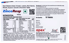 Zinco Resp Tablet 10