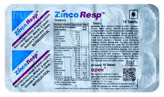 Zinco Resp Tablet 10