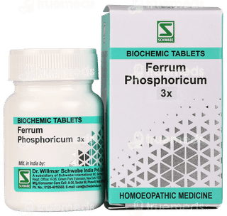Dr Willmar Schwabe Ferrum Phosphoricum 3x Biochemic Tablet 25gm