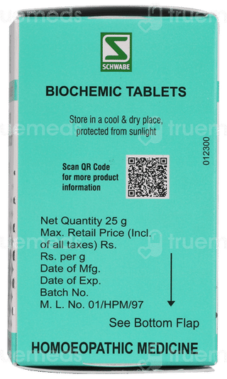 Dr Willmar Schwabe Ferrum Phosphoricum 3x Biochemic Tablet 25gm