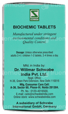 Dr Willmar Schwabe Ferrum Phosphoricum 3x Biochemic Tablet 25gm