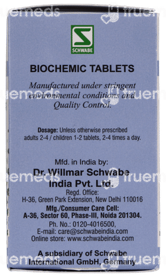 Dr Willmar Schwabe Calcarea Phosphorica 12x Biochemic Tablet 25gm