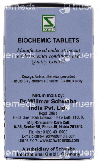 Dr Willmar Schwabe Calcarea Phosphorica 12x Biochemic Tablet 25gm