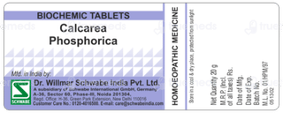 Dr Willmar Schwabe Calcarea Phosphorica 12x Biochemic Tablet 25gm